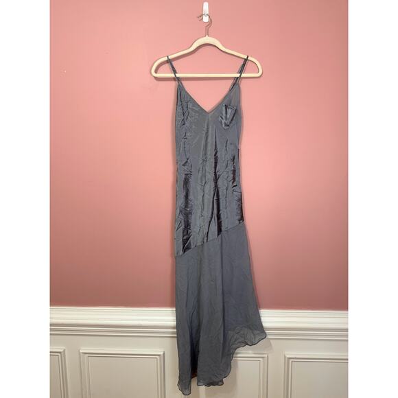 Fleur du mal Slip Dress in Mr. Grey Size Small - Picture 2 of 9